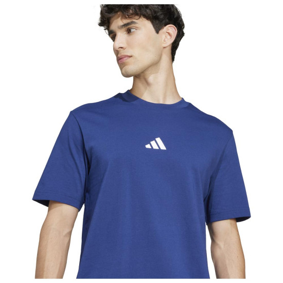 Adidas Ανδρική κοντομάνικη μπλούζα Essentials Small Logo Single Jersey Tee Adidas Ανδρική κοντομάνικη μπλούζα Essentials Small Logo Single Jersey Tee